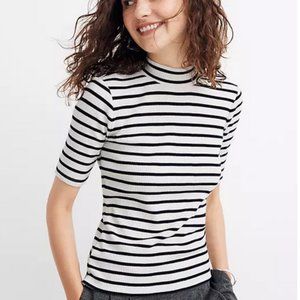 Madewell Ribbed Mockneck Top